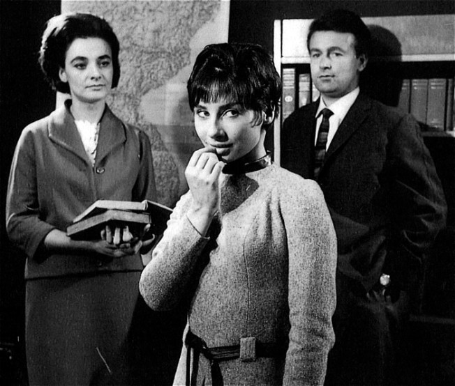 The Doctor's grand-daughter Susan, with her History Teacher, Barbara Wright and Science Teacher, Ian Chesterton in An Unearthly Child