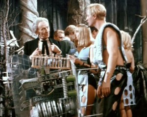 The Doctor and the gorgeous Thals.