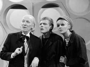 Ben and Polly arrive take their first trip in the Tardis