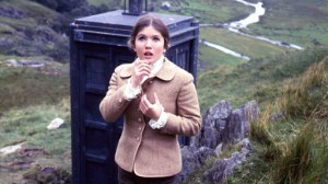 Victoria emerges from the TARDIS and is shocked by what she sees