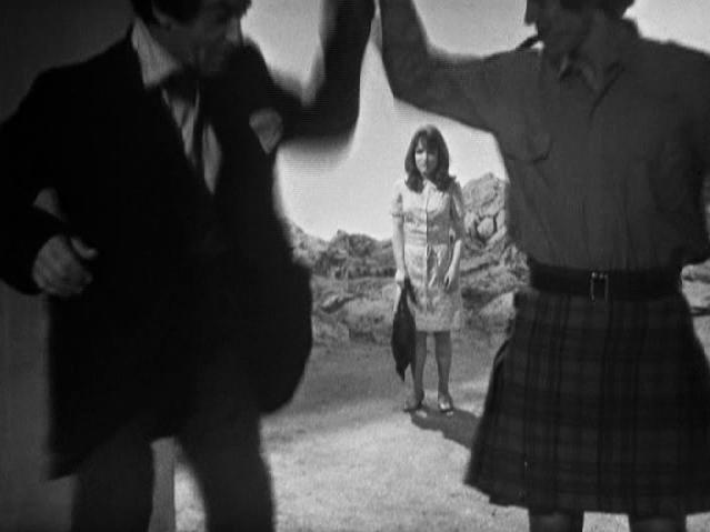 Victoria's dress was shorter than Jamie's kilt in The Tomb of the Cybermen