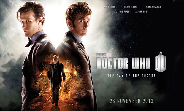 BBC promotional poster for the Doctor Who 50th Anniversary Special, The Day of the Doctor