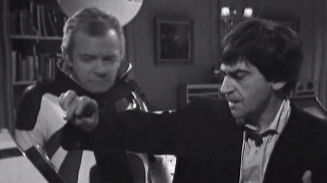 Although the Doctor can operate an artificial food dispenser (with retro telephone dial) he is a little confused about the relationship between plants and carbon dioxide