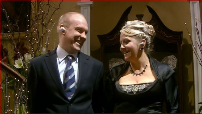 In the 2006 episodes, Rise of the Cybermen and The Age of Steel, the Cybermen controlled humans through Ear Pods. Pictured here are Rose Tyler's parents, Jackie and Pete