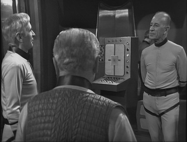 T-Mat employees wear an unfortunate uniform with their underpants on the outside