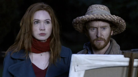 Tony Curran appeared as Vincent Van Gogh in the 2010 episode Vincent and the Doctor.  He is pictured here with Amy.