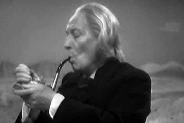 For the first and only time  the Doctor is seen to smoke in An Unearthly Child.  Patrick Troughton was seen smoking a cigar in The Enemy of the World but was playing the Doctor's evil double, Salamadar, at the time. 