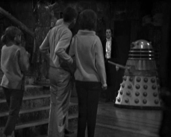 The TARDIS Crew meet Dracula and a Dalek
