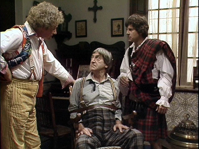 Jamie with the Second and Sixth Doctors in The Two Doctors