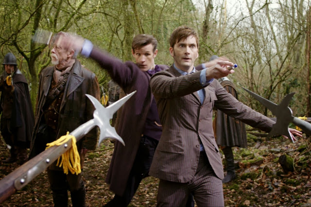 The Three Doctors - John Hurt, Matt Smith and David Tennant