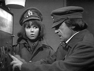 Zoe and the Doctor in The War Games